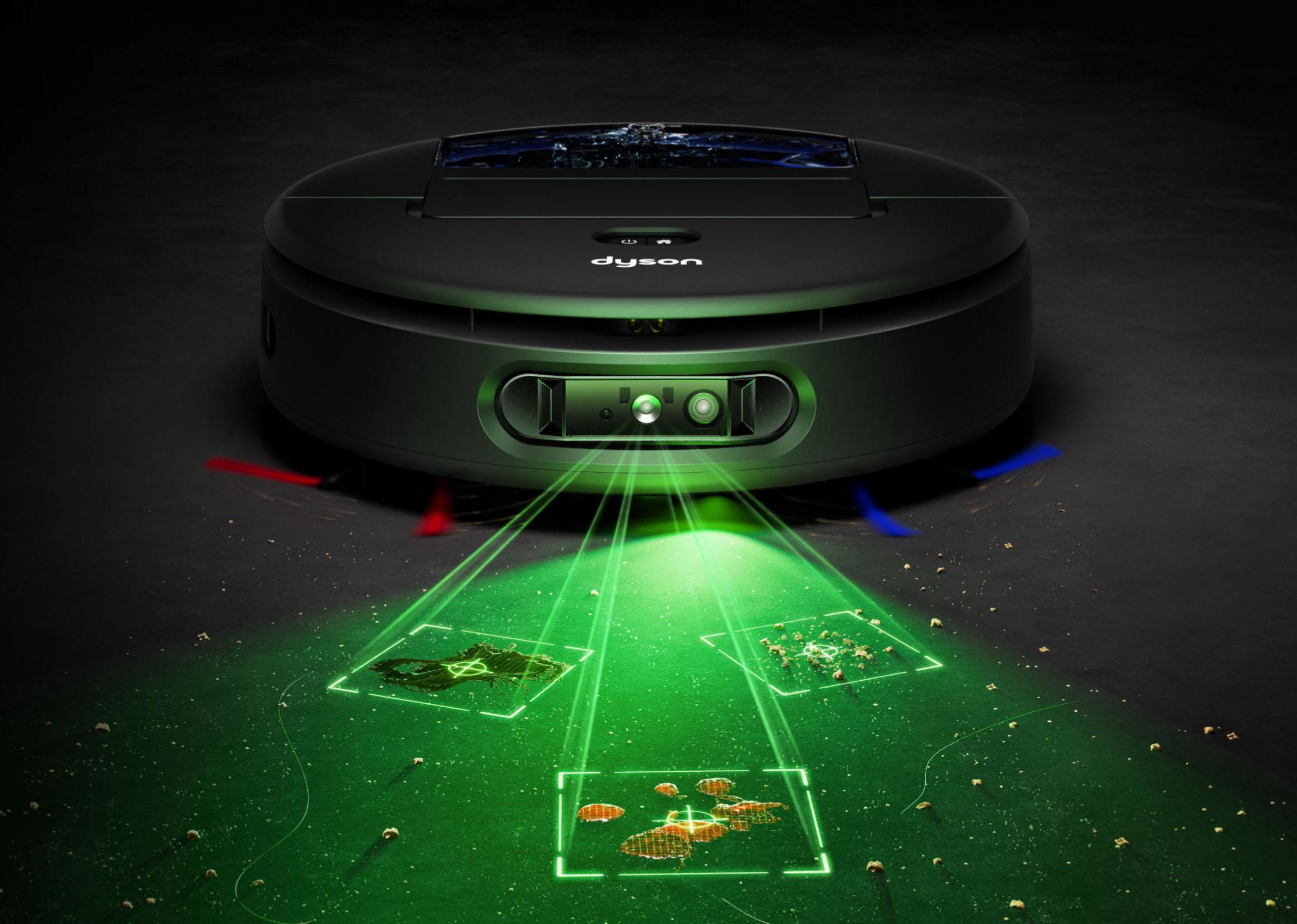 Dyson Spot+Scrub Ai debiutuje jako pierwszy mokry / suchy robovac marki, który bada i szoruje plamy, aż do ich usunięcia