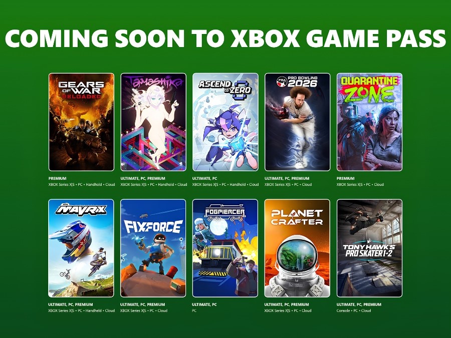 Xbox ogłasza, iż w tym miesiącu do serwisu Game Pass trafi 8 nowych gier