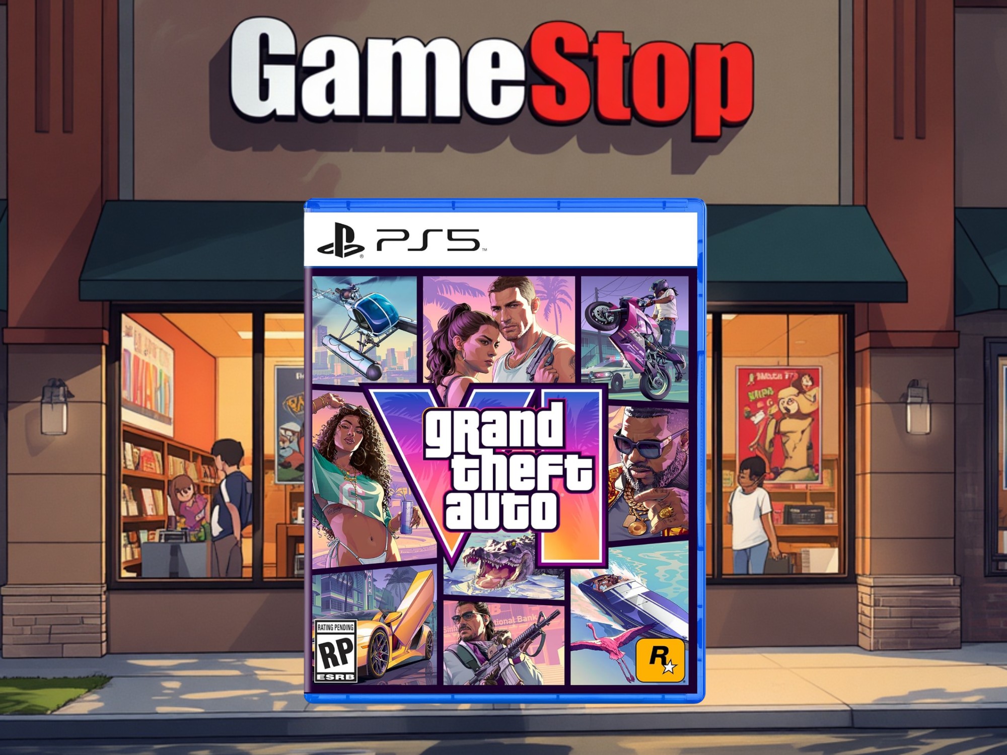 GameStop odnotowuje słabą sprzedaż w przedsprzedaży gry GTA 6, przy czym klienci preferują wersję Ultimate Edition bez płyty