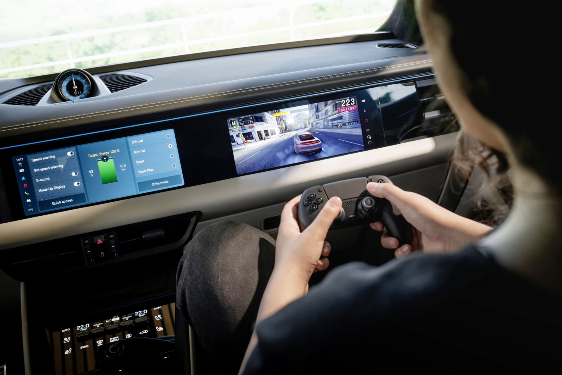 Porsche Macan Electric 2026: więcej inteligentnych technologii i wbudowane gry