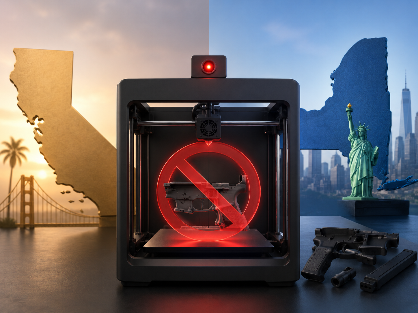 Dwa stany w USA wprowadzają przepisy mające na celu zapobieganie produkcji broni dzięki drukarek 3D