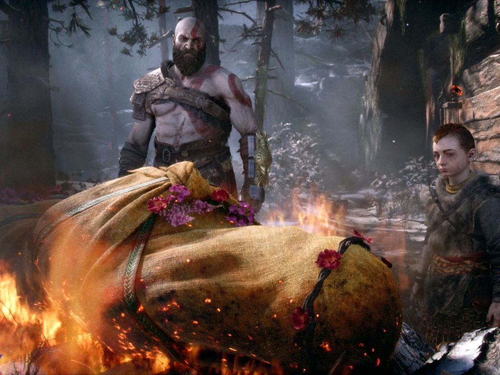 Postać Faye wspomina, iż gra „God of War: Laufey” została zaplanowana jeszcze przed wydaniem „God of War” z 2018 roku