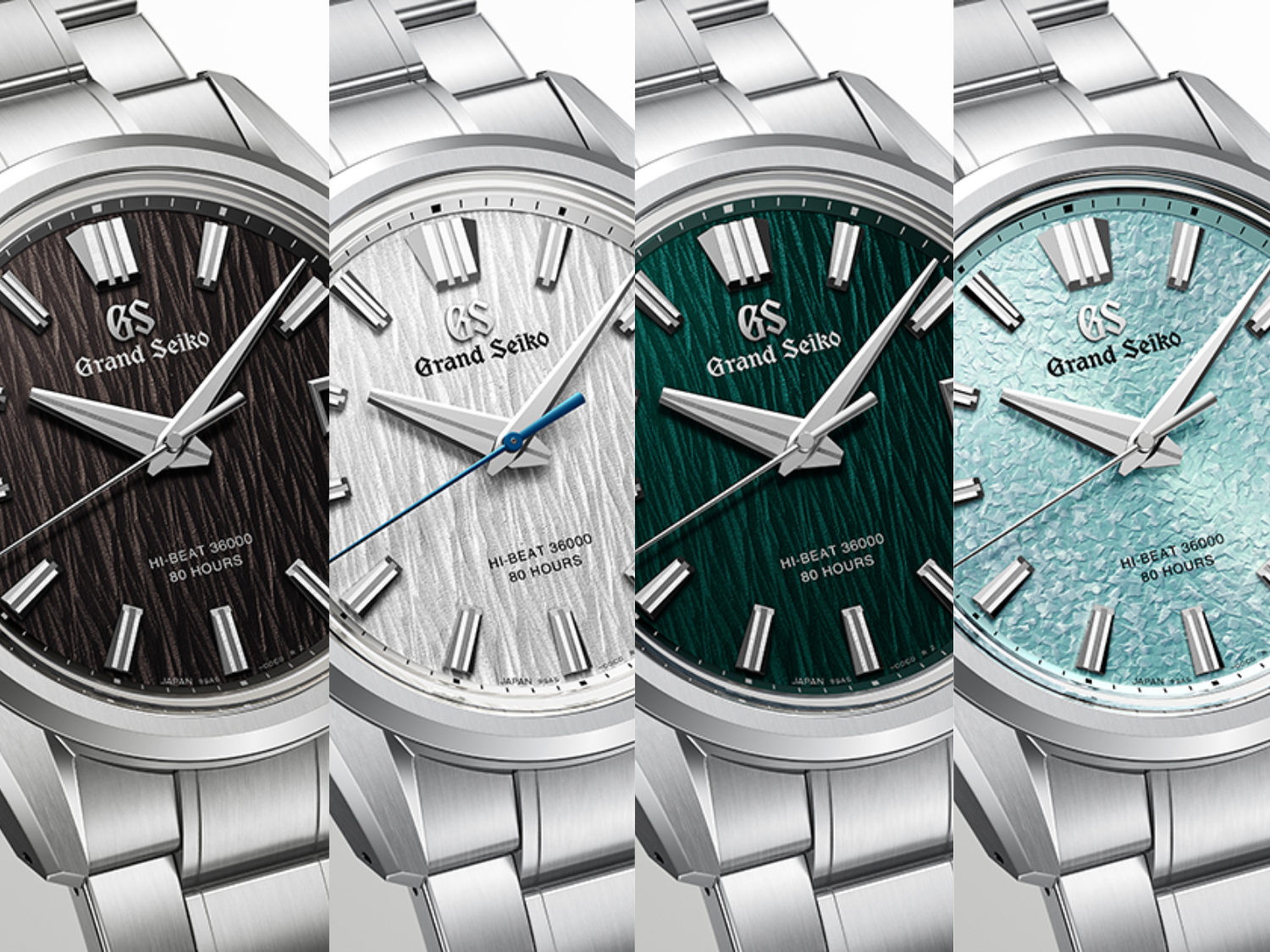 Marka Grand Seiko wprowadza na rynek cztery nowe zegarki z serii Hi-beat Evolution 9, wyposażone w mechanizm 9SA5