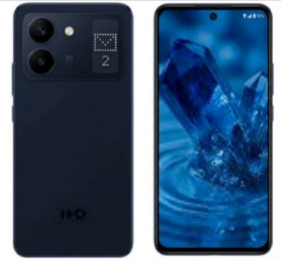 HMD Pulse 2T Pro jest pokazany z dodatkowym wyświetlaczem obok tylnych aparatów.