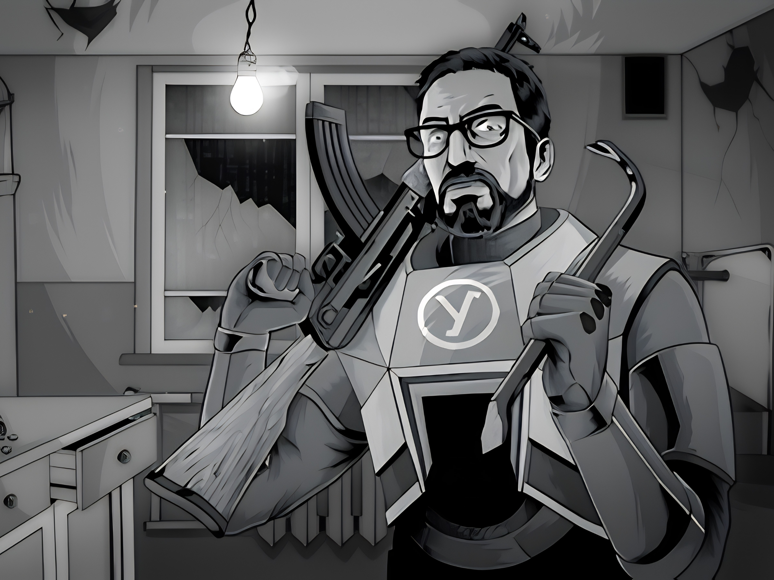 Lista bestsellerów Steam nr 1: Rosyjska parodia gry „Half-Life 2” debiutuje z 94% pozytywnych recenzji