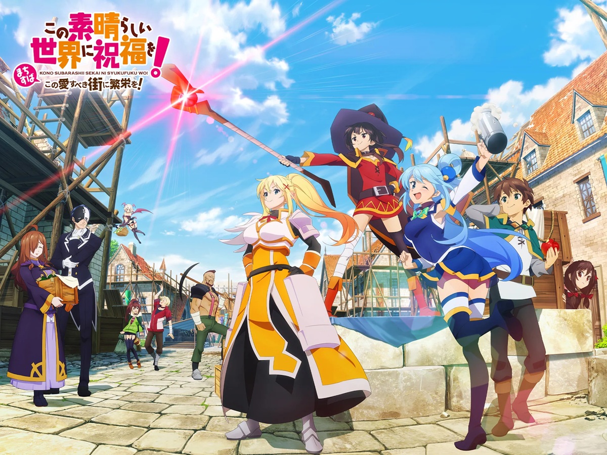 Potwierdzono 4. sezon serialu „KonoSuba” wraz z premierą nowej mobilnej gry RPG „Machisuba”