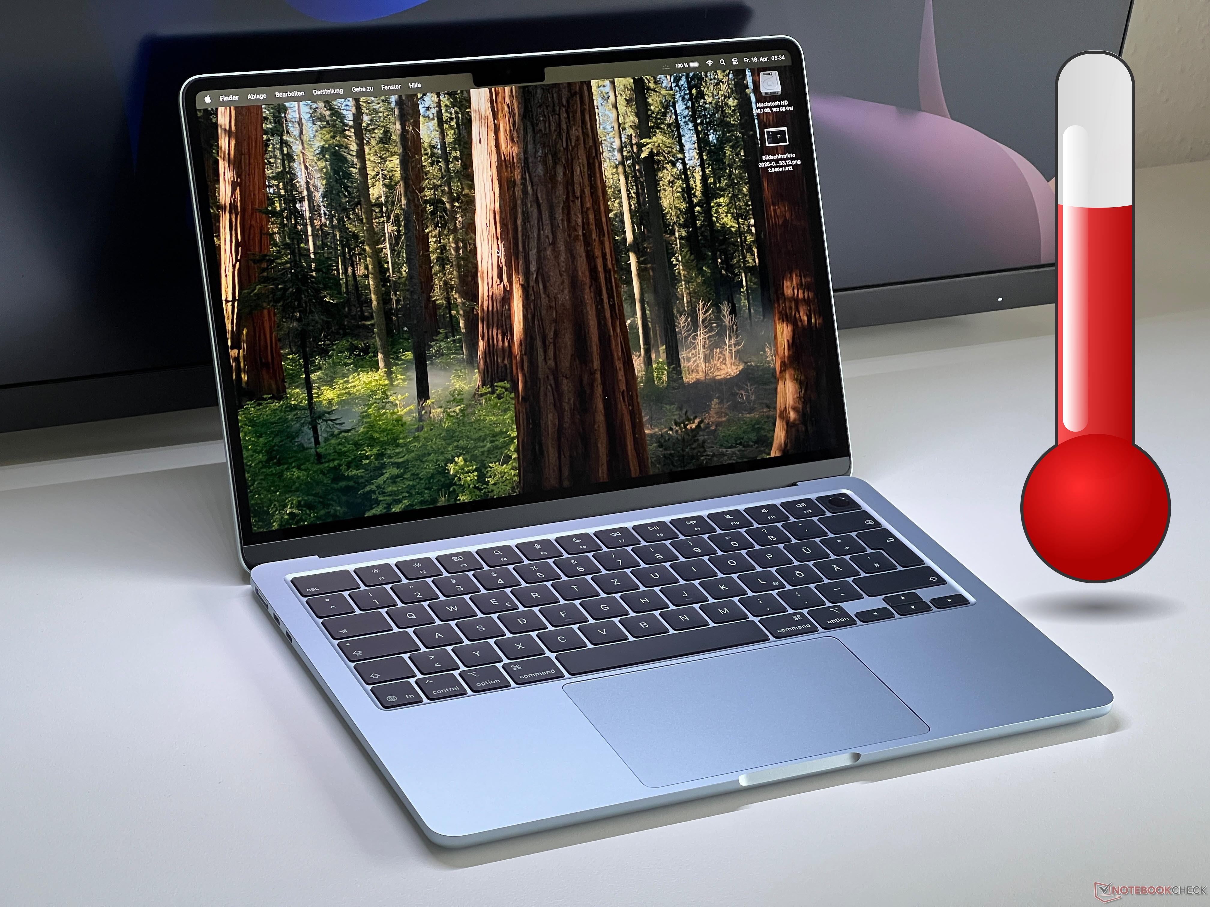 Apple MacBook Air 13 M5 łapie powietrze, podczas gdy MacBook Pro 14 M5 wykazuje o 40% wyższą wydajność w grach w Cyberpunk 2077