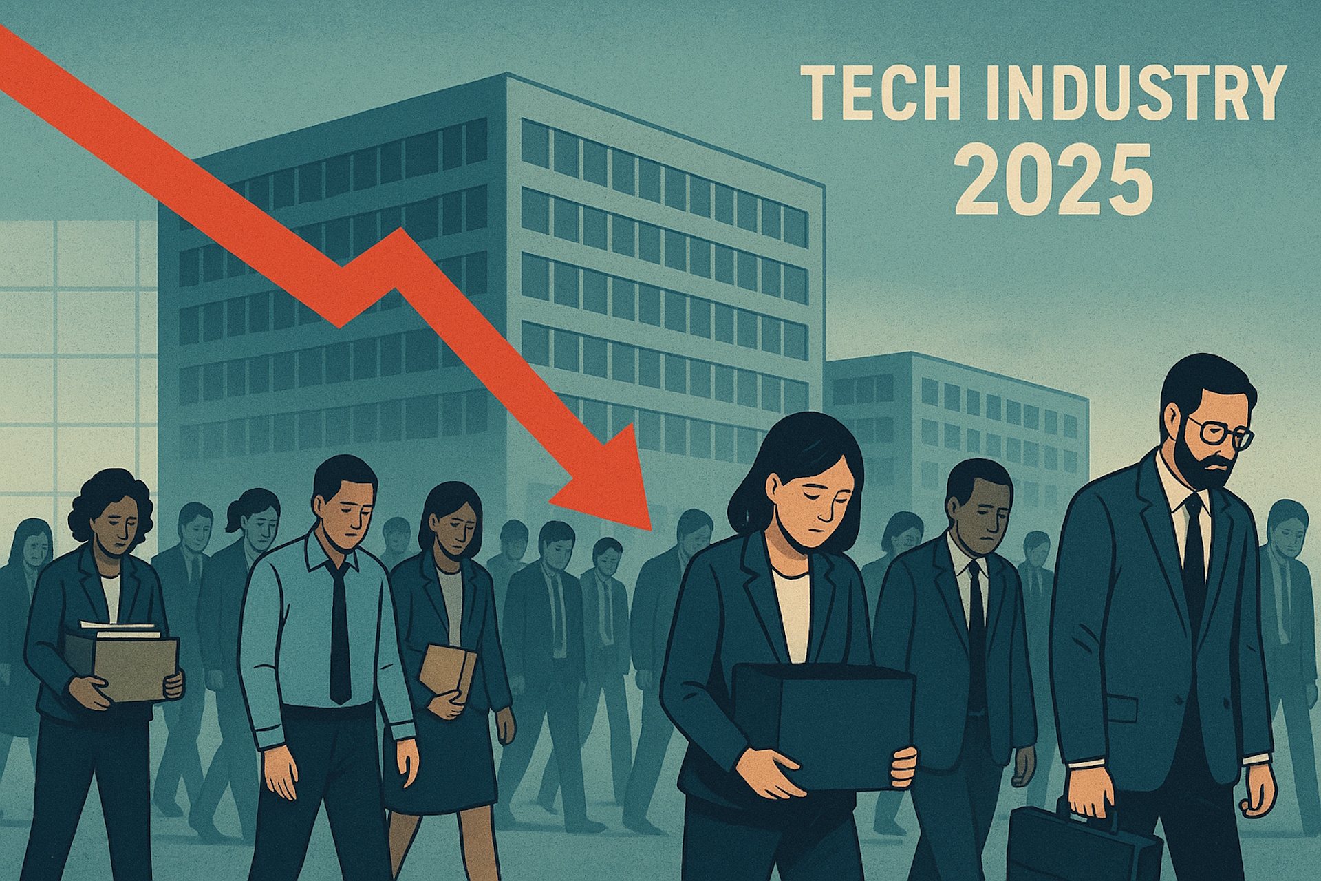 Do tej pory w 2025 r. zlikwidowano ponad 166 000 miejsc pracy w branży technologicznej
