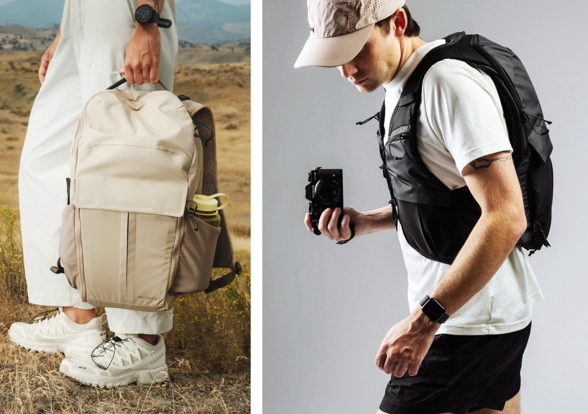 Moment prezentuje plecak Sequence 23L i kamizelkę Exposure 10L stworzone dla entuzjastów fotografii