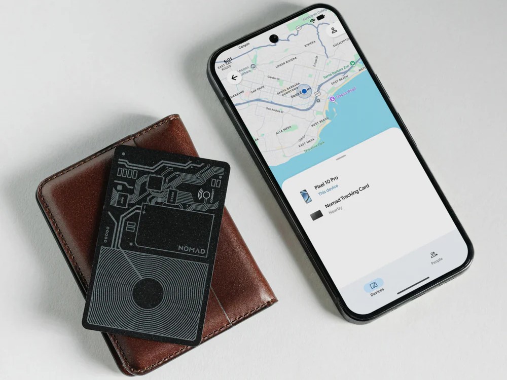 Nomad Tracking Card Air otrzymuje wersję Google Find Hub z dłuższą żywotnością baterii