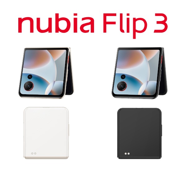 Nubia Flip 3 ma większy wyświetlacz niż jej poprzednicy. (Źródło zdjęcia: Evan Blass)