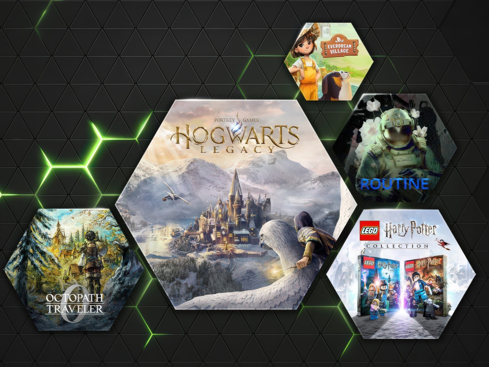 Nvidia uruchamia świąteczną wyprzedaż GeForce NOW za pół ceny, a Hogwarts Legacy i pierwsze tytuły Activision pojawią się w grudniu
