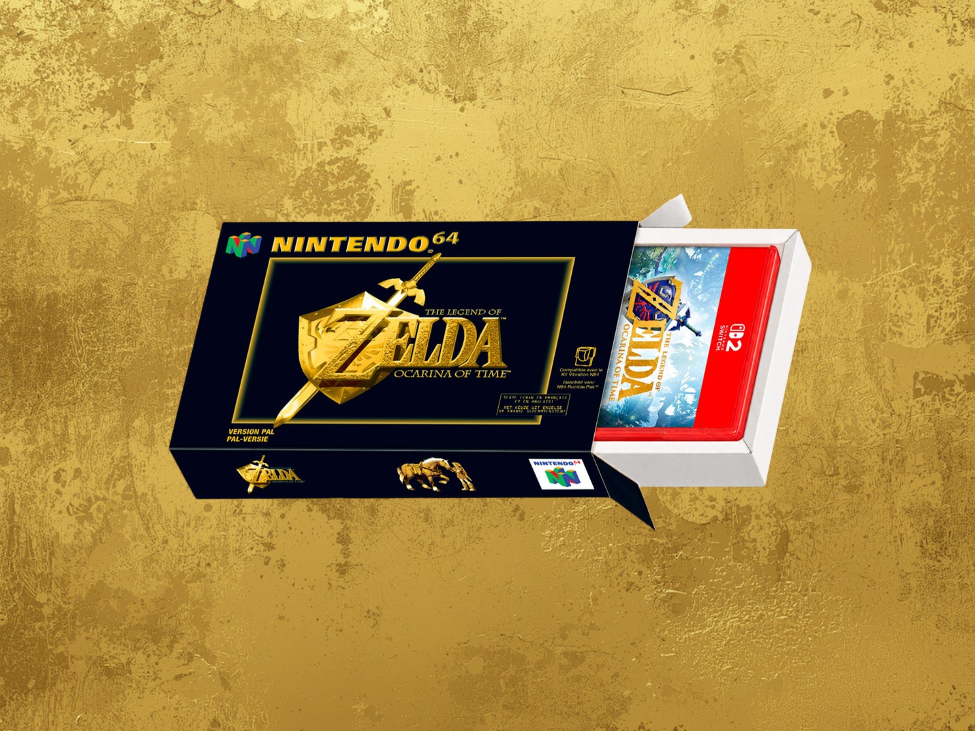 Oferta przedsprzedażowa nowego remake’u Zelda: Ocarina of Time obejmuje pudełko gry na N64 w stylu retro