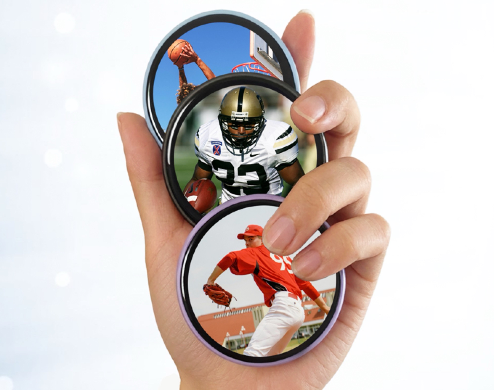 Omibo Smart Video Pin zastępuje druk okrągłym ekranem dotykowym