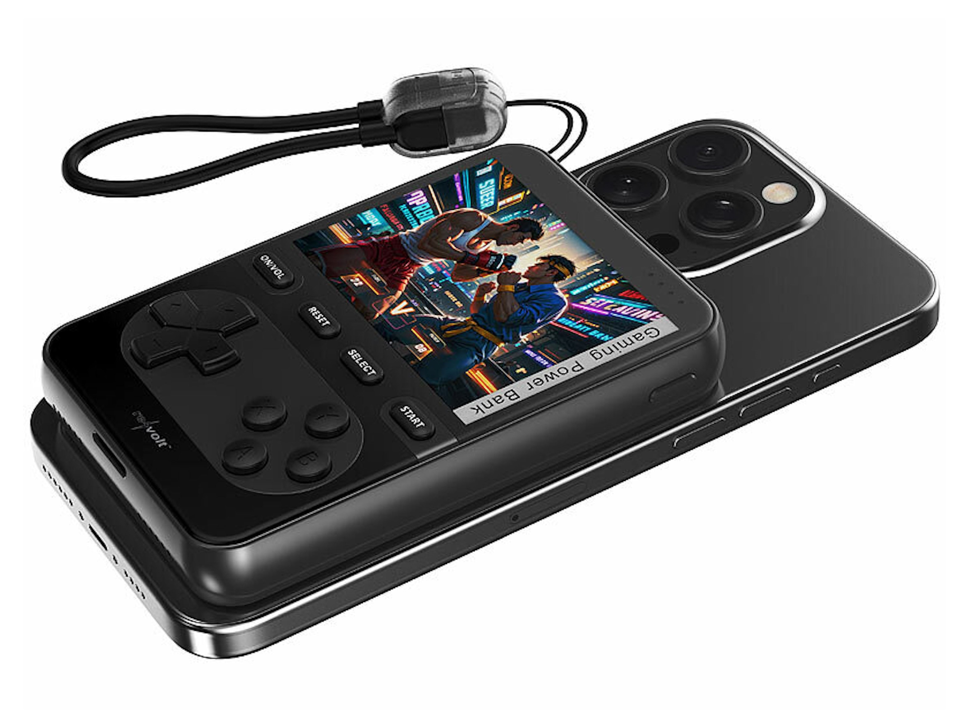 PB-810.ips: Gamingowy power bank może grać w 200 gier i obsługuje MagSafe