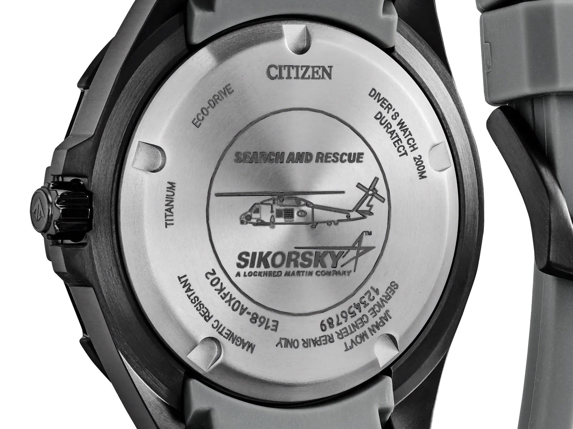 Firma Citizen prezentuje nowy model zegarka nurkowego Promaster Seahawk, inspirowany śmigłowcem MH-60R