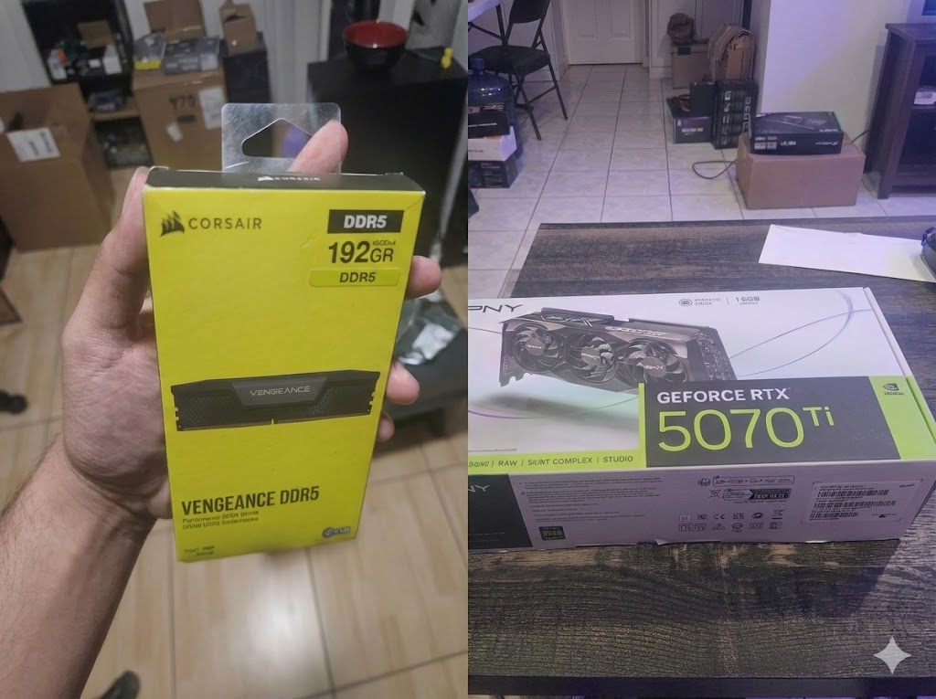 GeForce RTX 5070 Ti za 192 GB pamięci RAM: Transakcja na Facebook Marketplace wywołuje poruszenie wśród społeczności