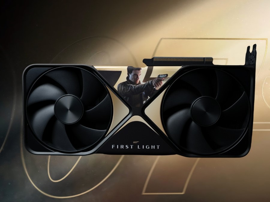 Nvidia rozdaje karty RTX 5090 z niestandardowym opakowaniem 007 First Light