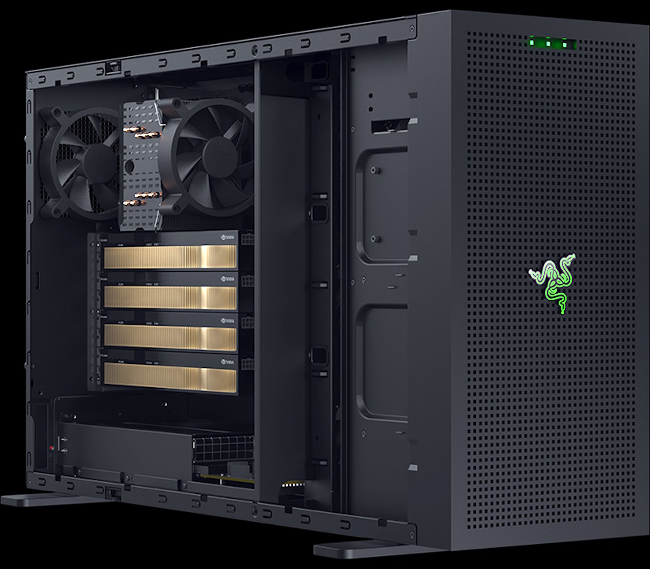 Razer oferuje stacje robocze Forge AI Dev dla programistów AI: Niestandardowe komputery stacjonarne z procesorami Xeon W i Threadripper Pro