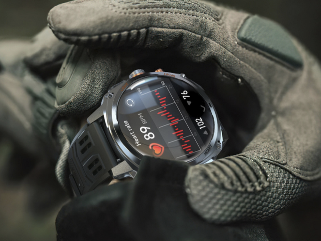 Rogbid Titan V to nowy smartwatch AMOLED za 39,99 USD z 75-dniowym trybem czuwania i latarką