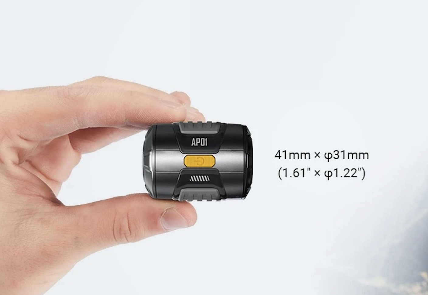 Nitecore AP01: Pompka powietrza USB-C o wadze 22 g i ciśnieniu 2,8 kPa