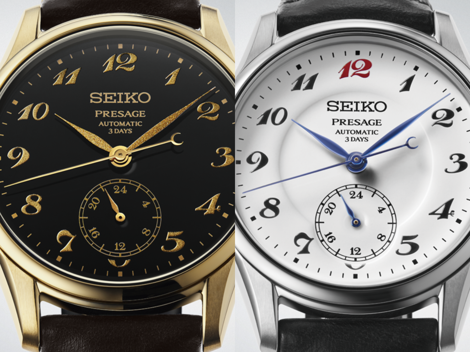 Nowa seria zegarków Presage firmy Seiko, inspirowana modelem z 1913 roku, debiutuje z tarczami wykonanymi z emalii i lakieru urushi