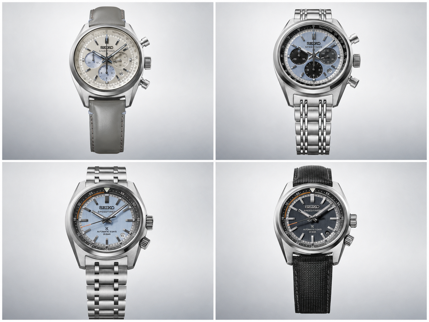 Seiko rozszerza swoją linię Prospex Speedtimer o cztery nowe modele z mechanizmem mechanicznym