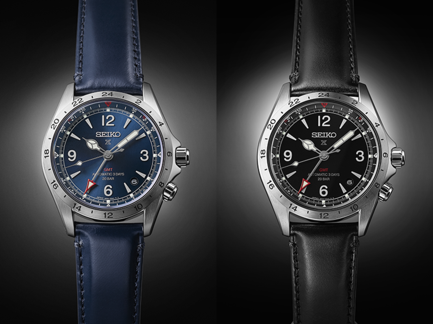Seiko wprowadza na rynek dwa nowe mechaniczne zegarki Alpinist z funkcją GMT, wyposażone w mechanizm 6R54