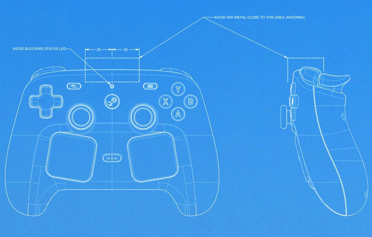 Valve otwiera sezon modyfikacji kontrolera Steam z darmowymi plikami CAD