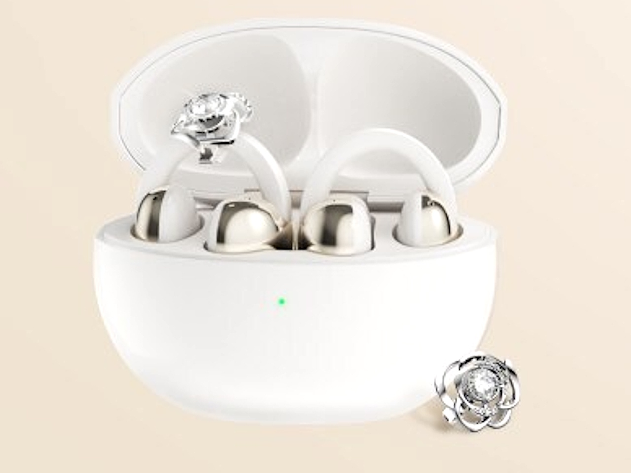 TCL prezentuje otwarte słuchawki douszne CrystalClip ozdobione kryształami Swarovskiego