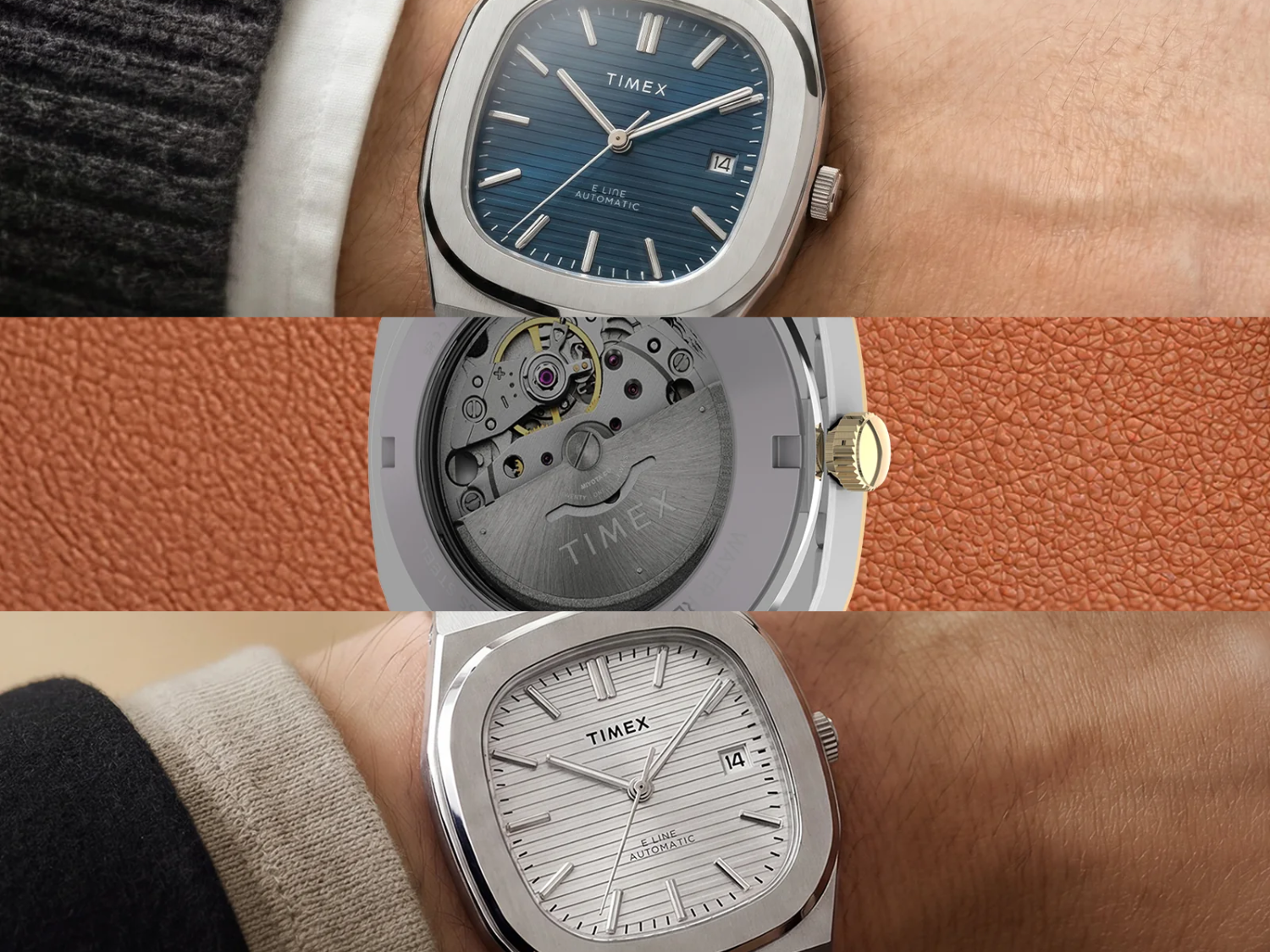 Firma Timex wprowadza na rynek 3 nowe modele zegarków z serii Automatic E Line, wyposażone w mechanizmy Miyota oraz przezroczyste dekielki.