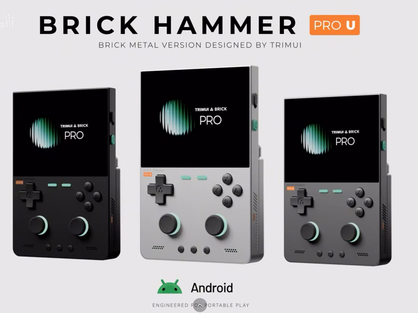 Firma TrimUI przedstawia manualne urządzenia pionowe Brick Hammer Pro U i Brick Pro