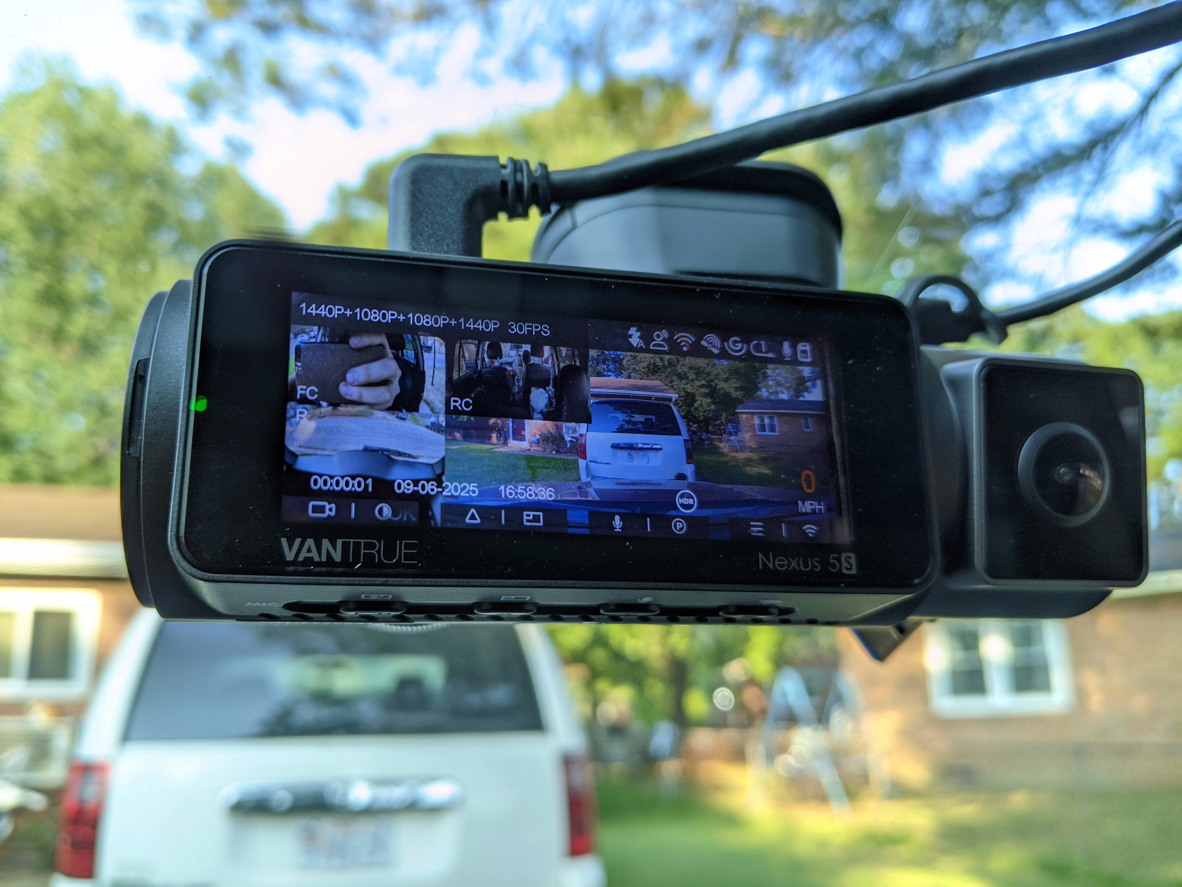 Recenzja Vantrue Nexus 5S: Wyraźny zasięg wewnątrz i na zewnątrz