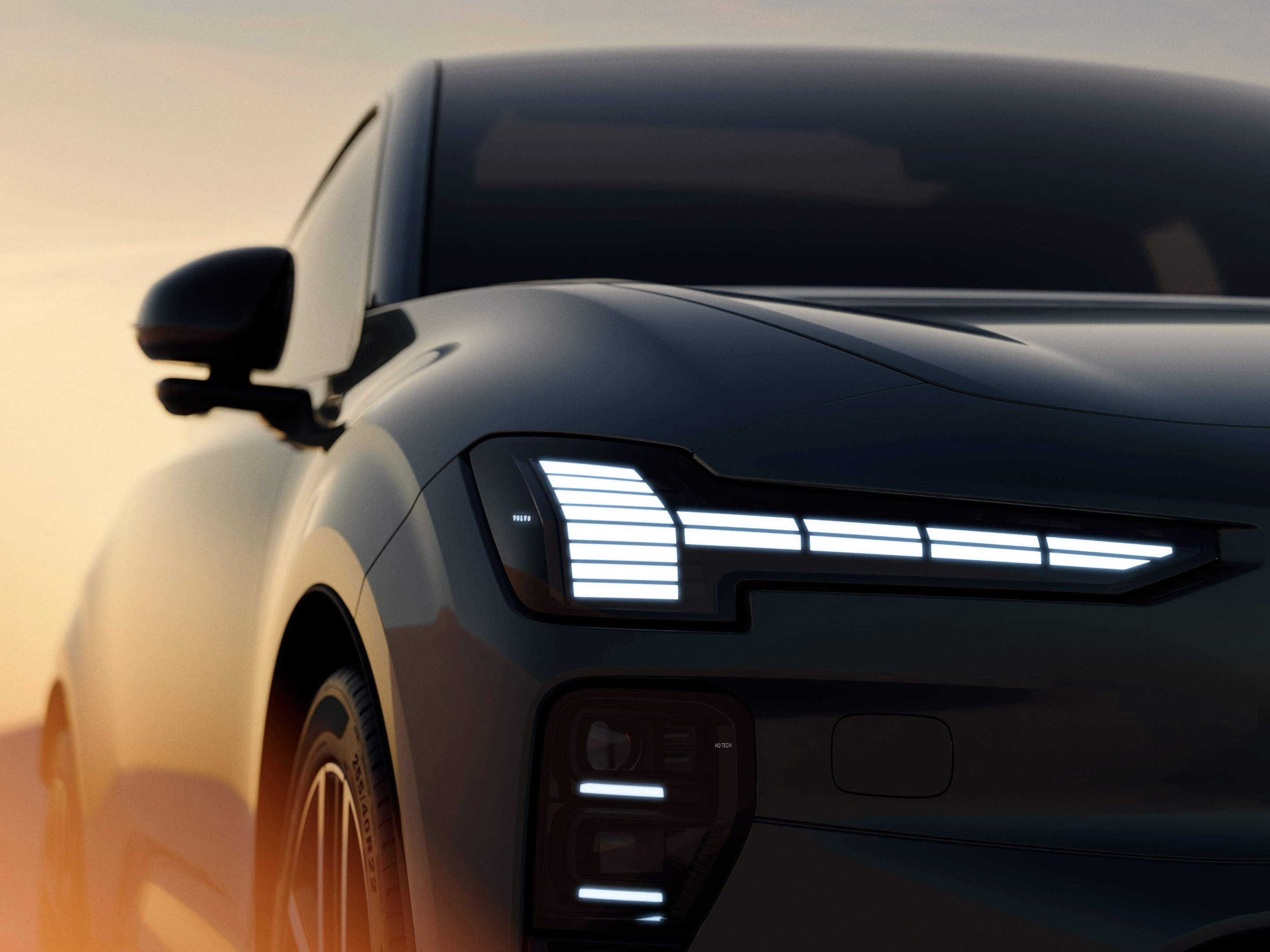 Volvo wycenia 400-milowego SUV-a EX60 o 30% poniżej Tesli Model X z 10-letnią gwarancją na akumulator i projektorem kabiny w standardzie