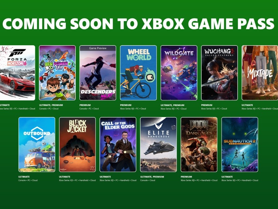 Xbox ogłasza 13 nowych gier, które pojawią się w Game Pass w tym miesiącu