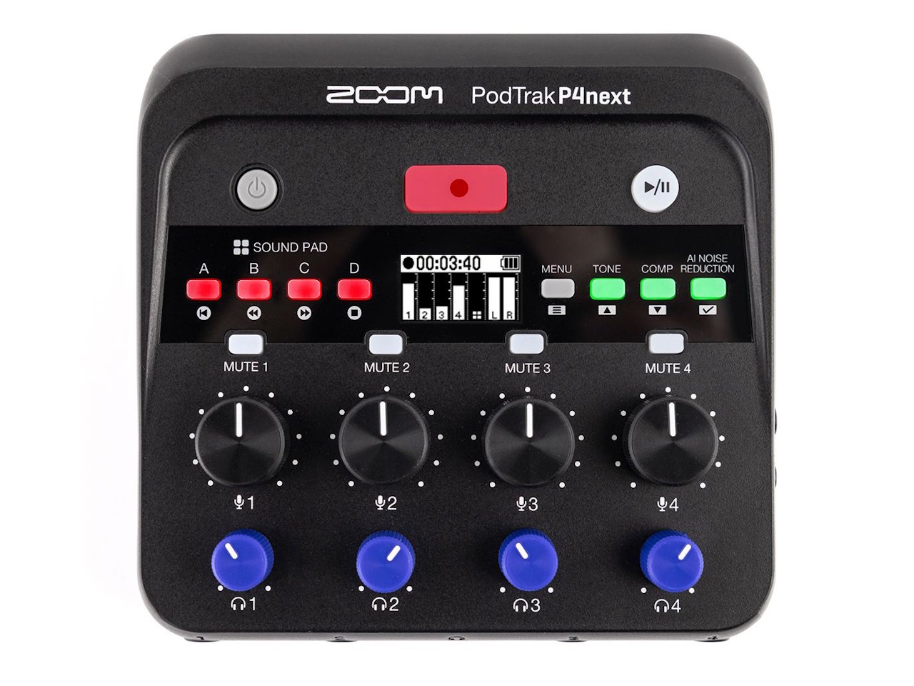 Zoom PodTrak P4next pomaga podcasterom dostarczać wysokiej jakości dźwięk