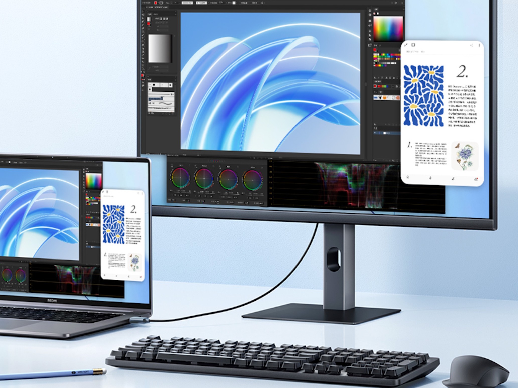 Xiaomi Redmi A27Q 2026: nowy monitor USB-C o częstotliwości odświeżania 120 Hz i mocy ładowania 90 W