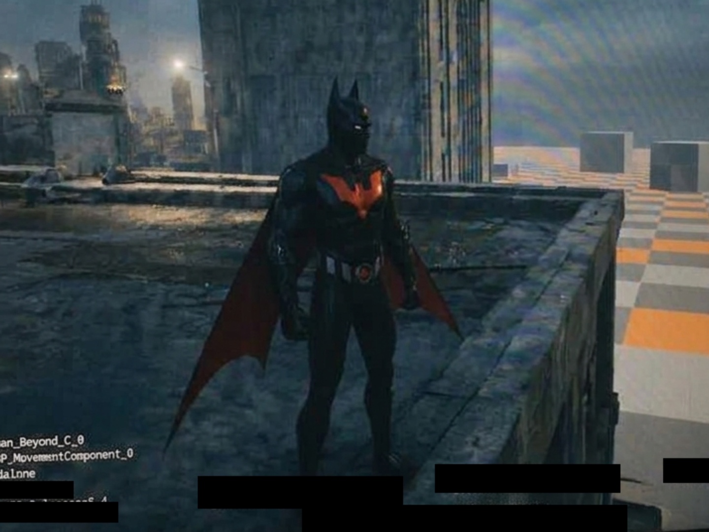 Gra Batman Beyond z systemem Nemesis i cyberpunkowym miastem Gotham w produkcji Rocksteady