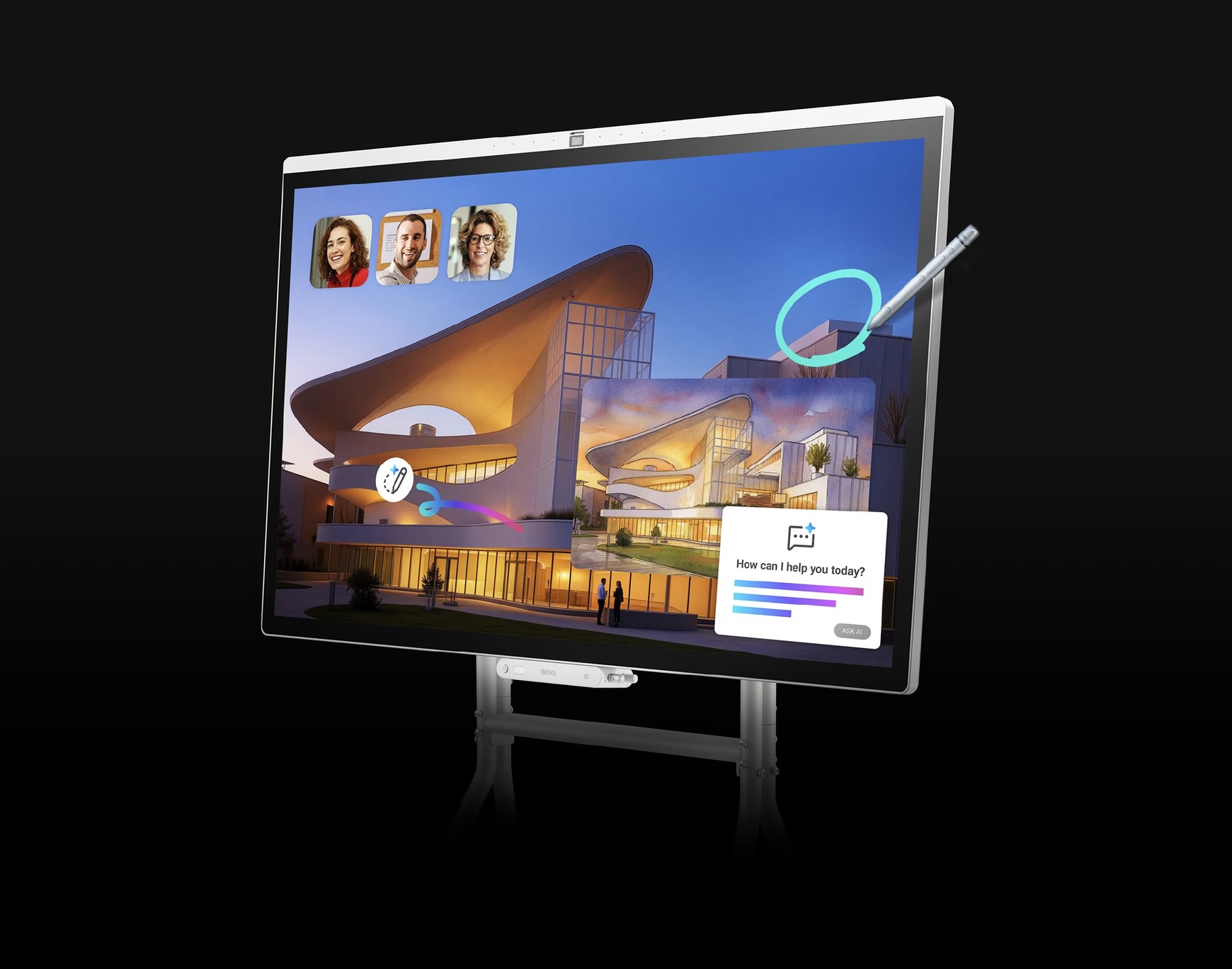 Firma BenQ wprowadza na rynek 55- i 75-calowe wyświetlacze do współpracy wyposażone w 8-rdzeniowe procesory i 16 GB pamięci RAM
