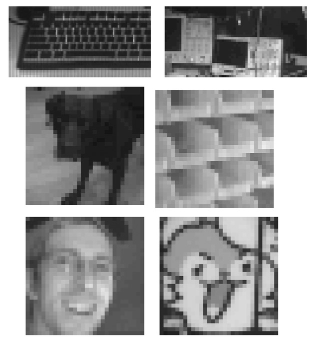 Kilka próbek obrazu z kamery DIY. (Źródło obrazu: u/Dycus via r/electronics)