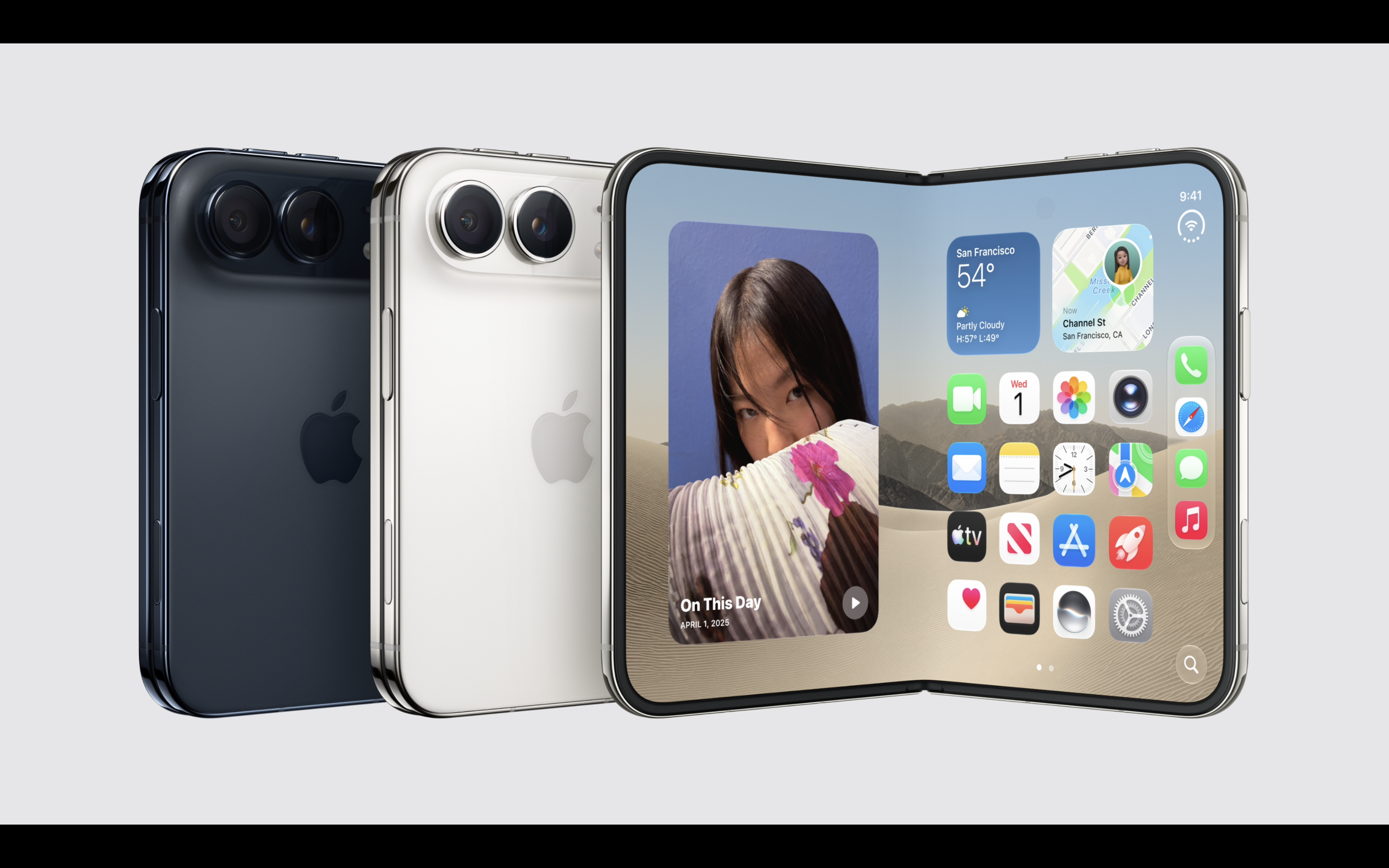 Apple iPhone Duo debiutuje jako pierwszy składany model tej firmy z wyświetlaczem o przekątnej 7,6 cala i procesorem A20 Pro