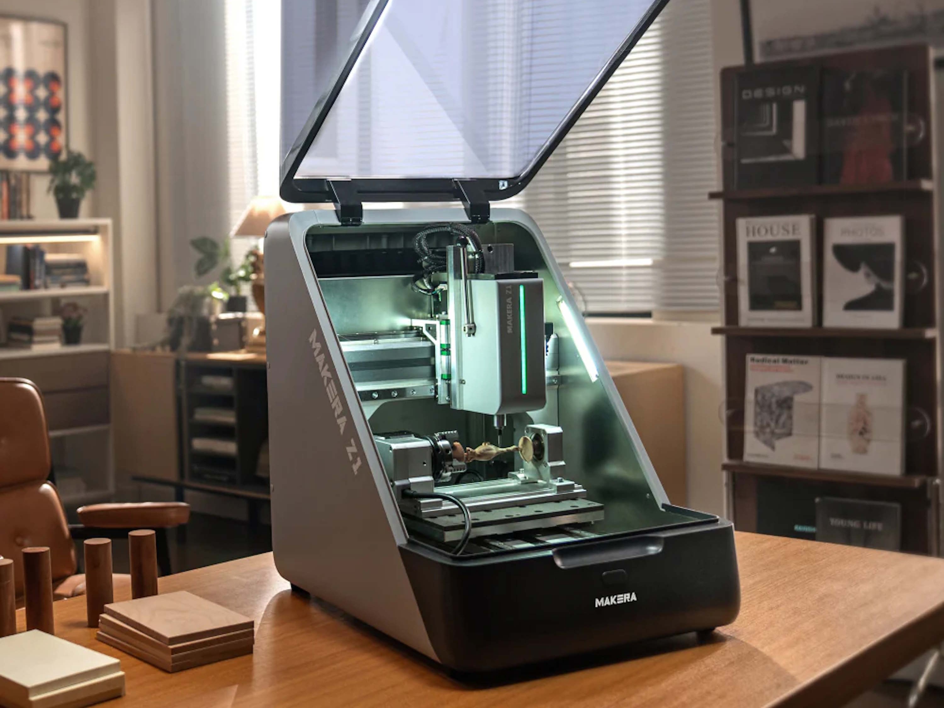 Makera Z1 CNC wchodzi do przedsprzedaży z opcjonalnym modułem laserowym