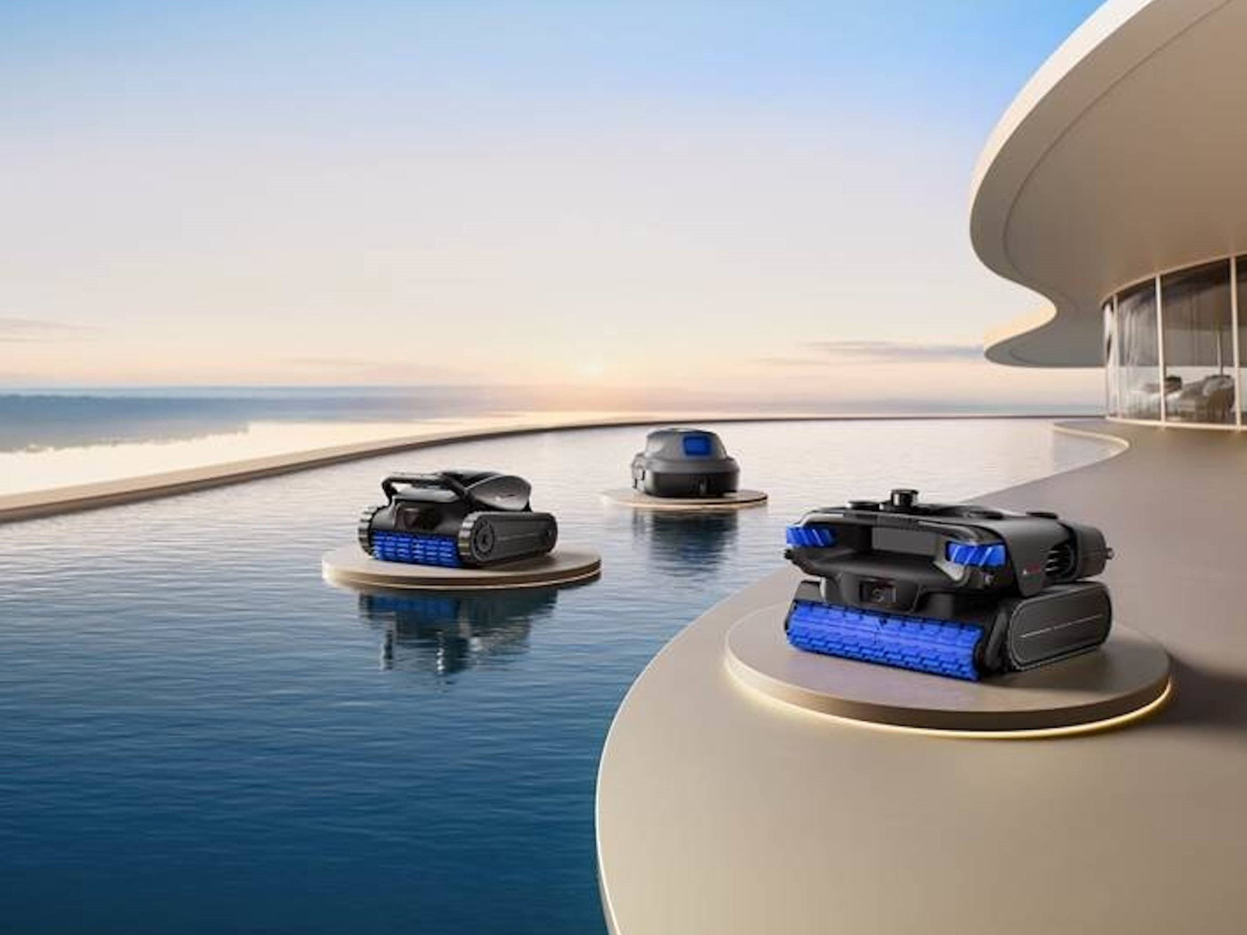 Mova Rover X10: Robot przypominający drona ma zrewolucjonizować czyszczenie basenów