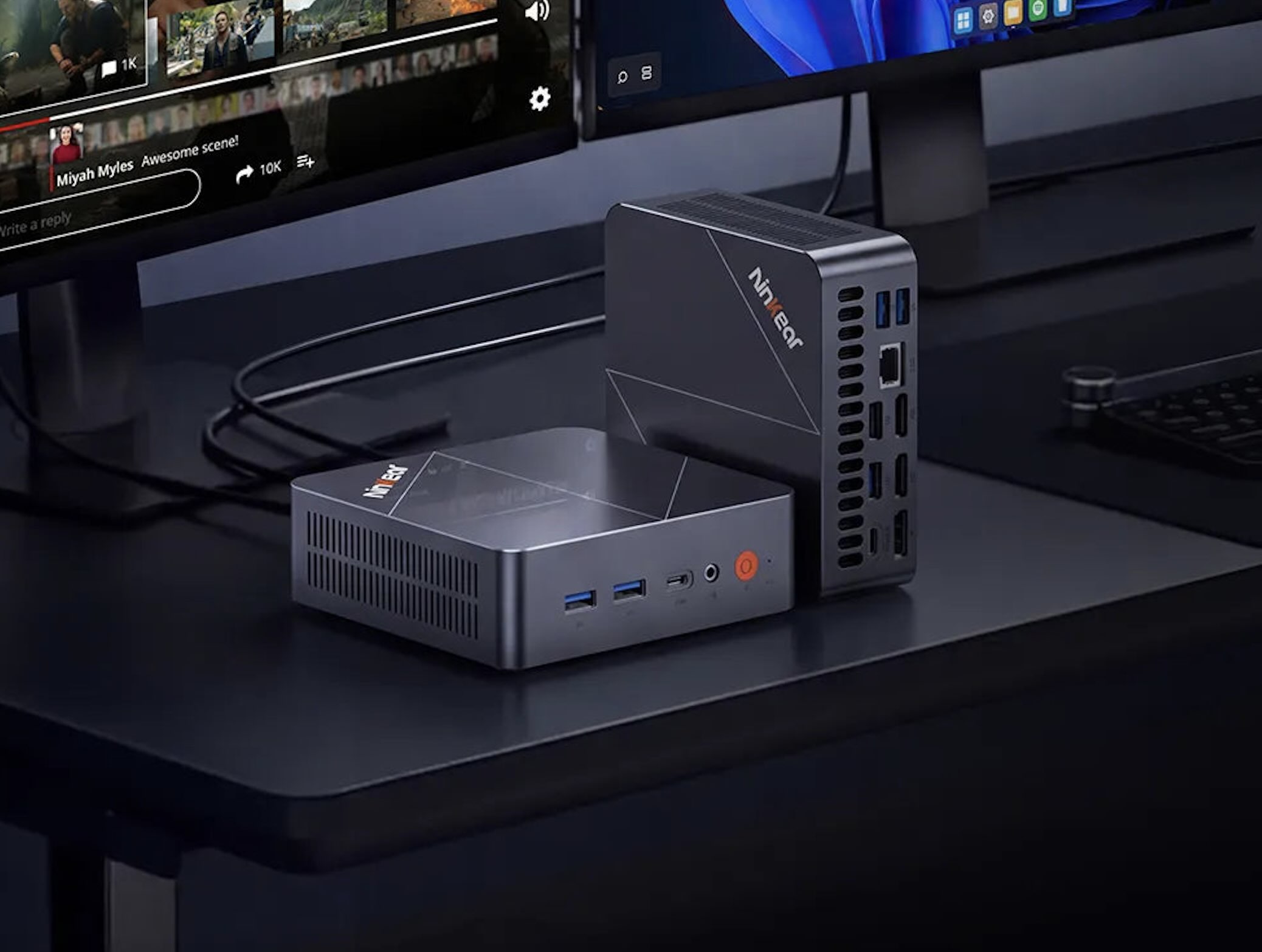 Mini PC Ninkear L20 wyposażony jest w 8-rdzeniowy procesor i wiele portów
