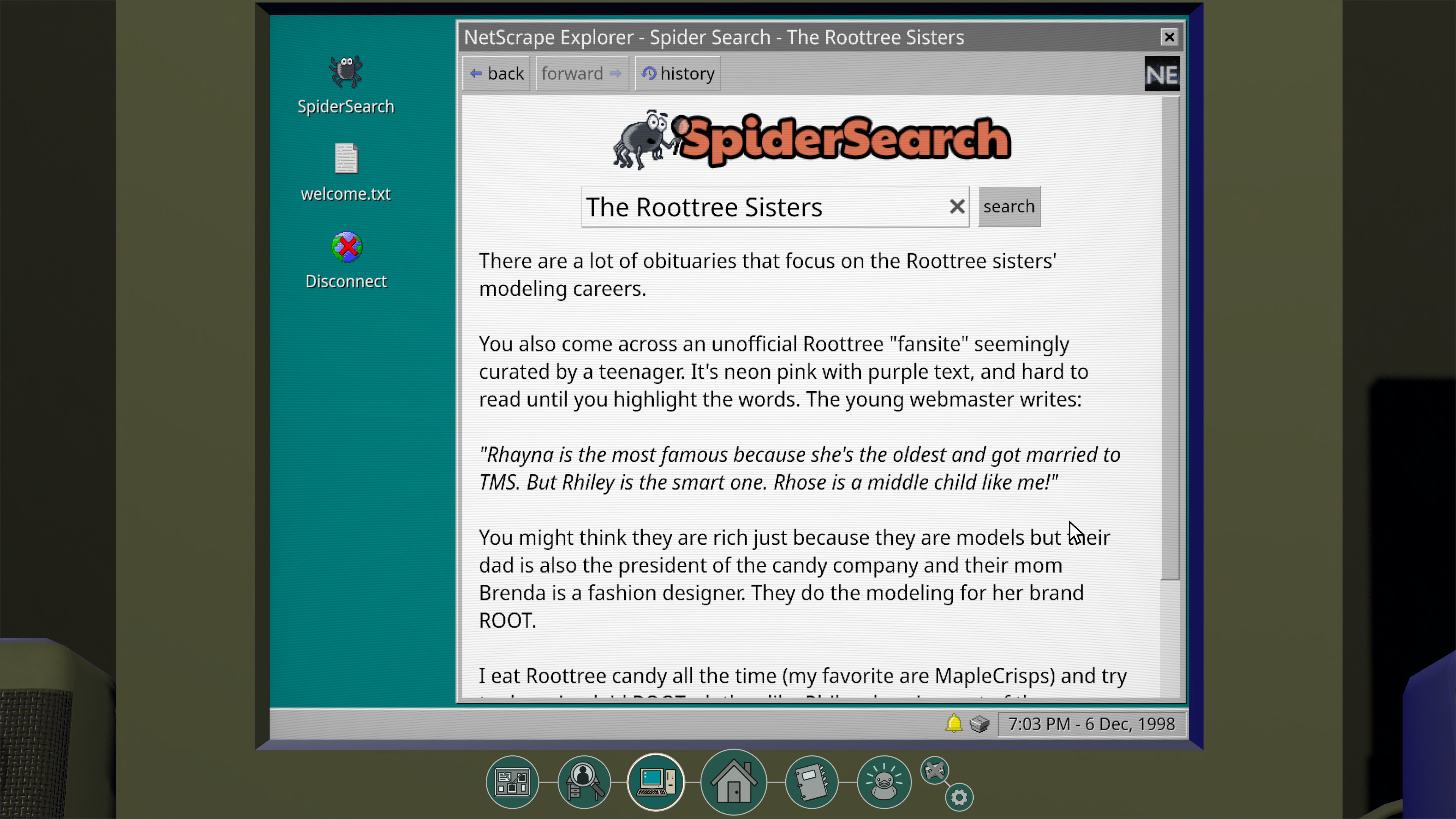 Inspirowana latami 90-tymi tajemnicza gra "The Roottrees are Dead" jest tańsza o 20% na Steam