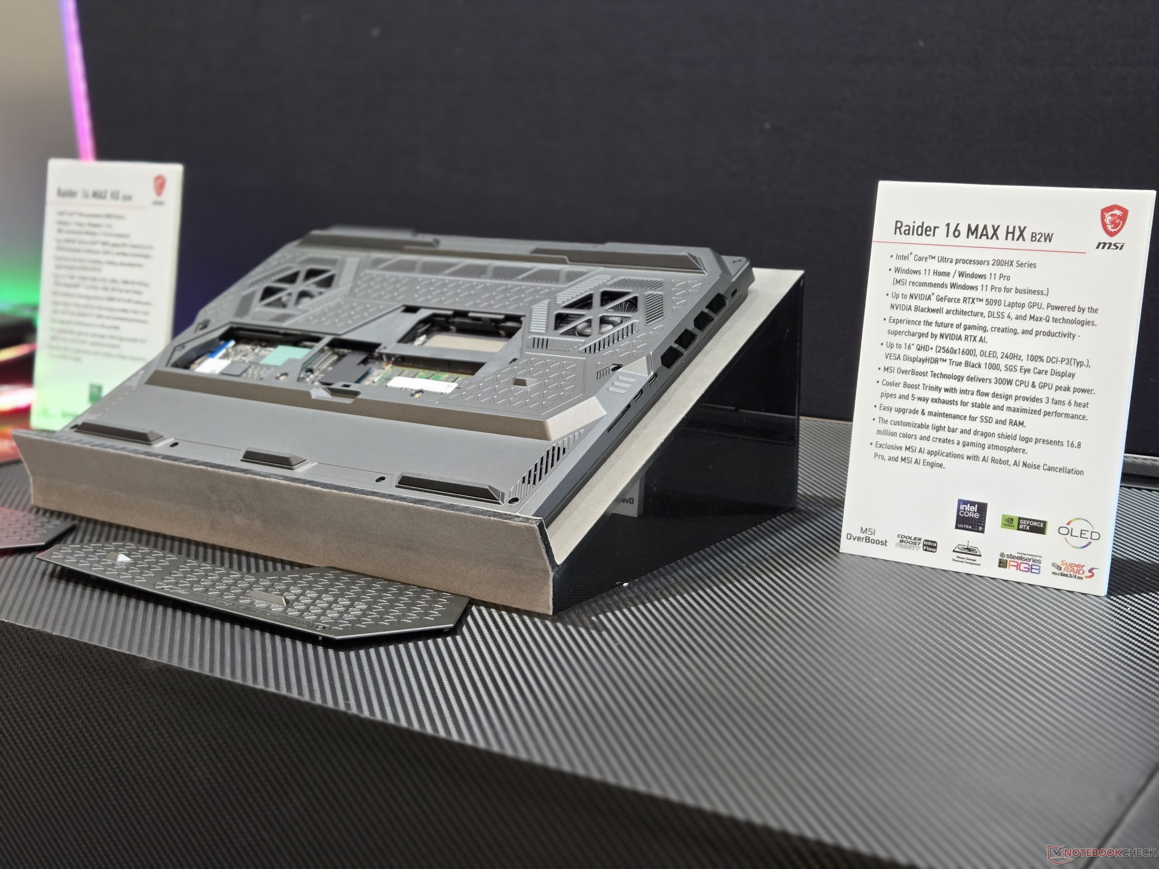 Rozbudowa pamięci RAM i dysków SSD w MSI Raider 16 HX Max będzie łatwiejsza niż kiedykolwiek wcześniej