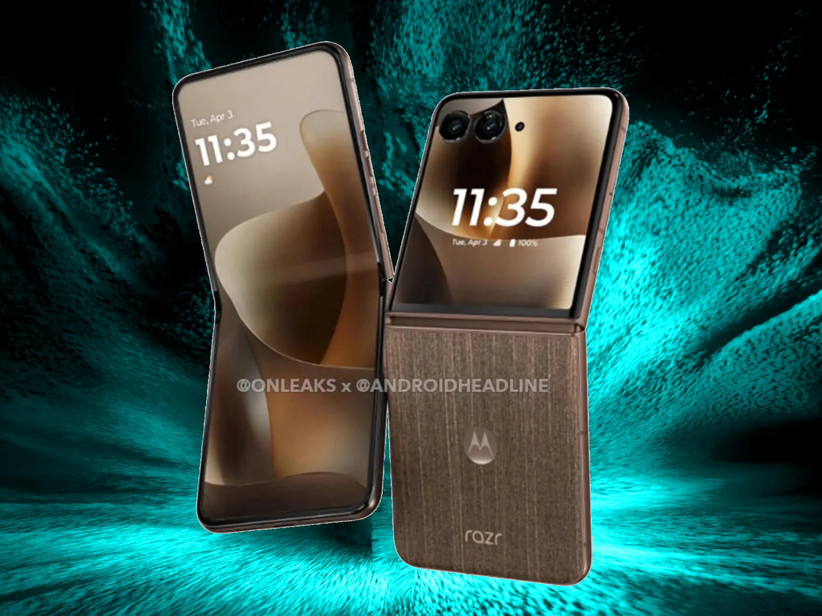 Kolejna składana Motorola premium ujawniona w wykończeniach z drewna i Alcantary