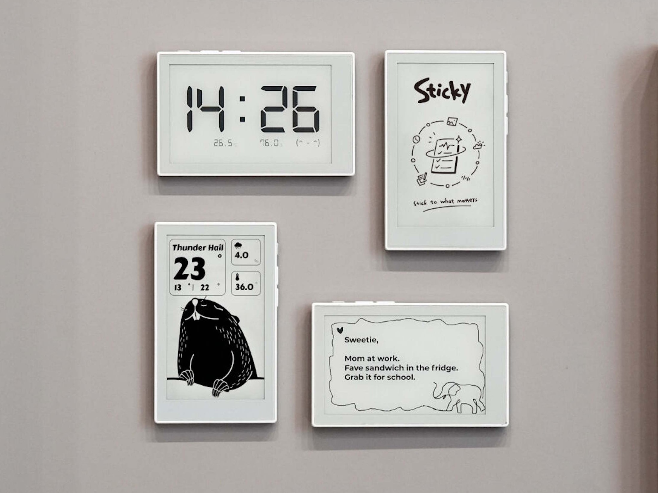 ReTerminal Sticky: Premiera 3,97-calowego wyświetlacza E-Paper przeznaczonego dla inteligentnych domów