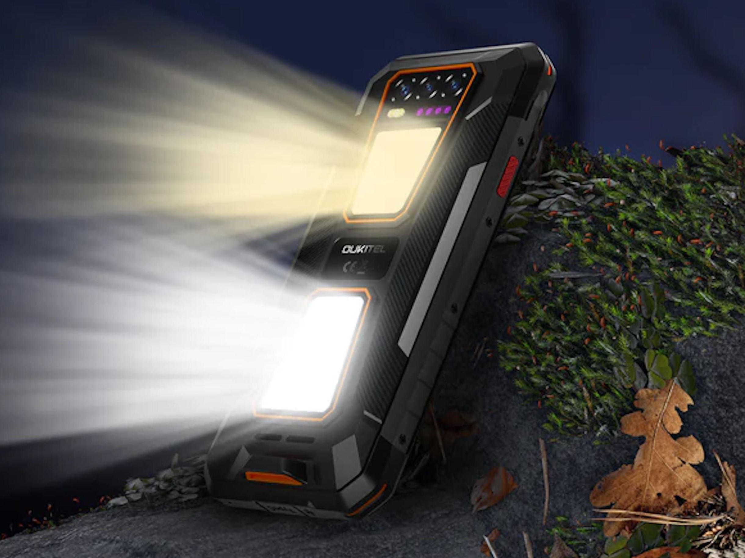 Smartfon WP58 Pro oferuje 512 GB pamięci masowej, noktowizor, latarki o dużej mocy i baterię o pojemności 10 000 mAh