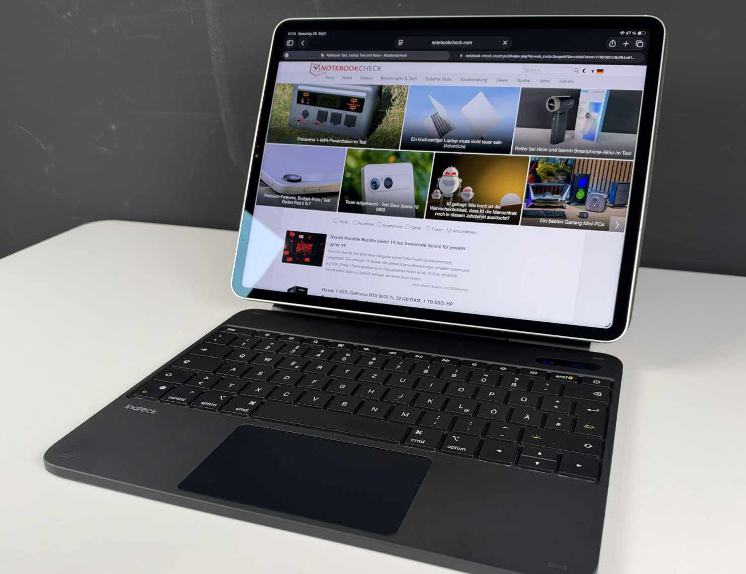 Zmienia iPada w alternatywę dla laptopa: recenzja etui z klawiaturą Inateck NeoMagic